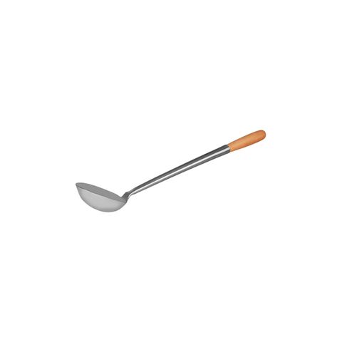 CHEF INOX LADLE S/S w/WOODEN HANDLE 115x355mm (*21021*) = PACK OF 4 X EACHES