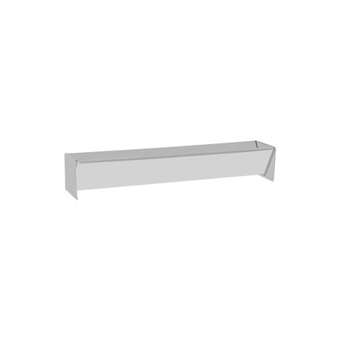 CHEF INOX TRIANGLE YULE LOG MOULD 18/8 505x90mm (*68755*) =  1 X EACH