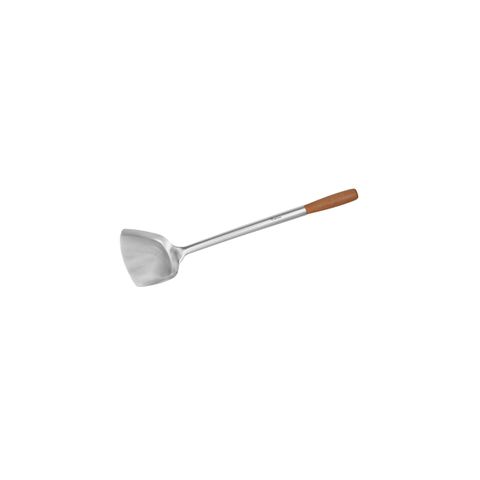 CHEF INOX WOK NON STICK TURNER S/S w/WOODEN HDL 110x360mm (*21012*) = PACK OF 4 X EACHES