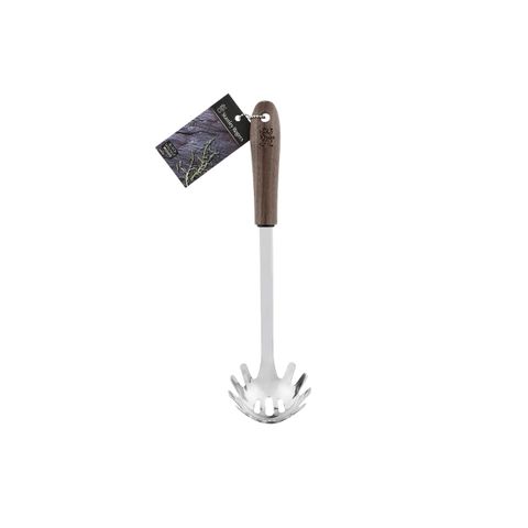 STANLEY ROGERS PASTA SERVER-S/S w/BLACK WALNUT HANDLE (*SR44039*) = PACK OF 8 X EACHES