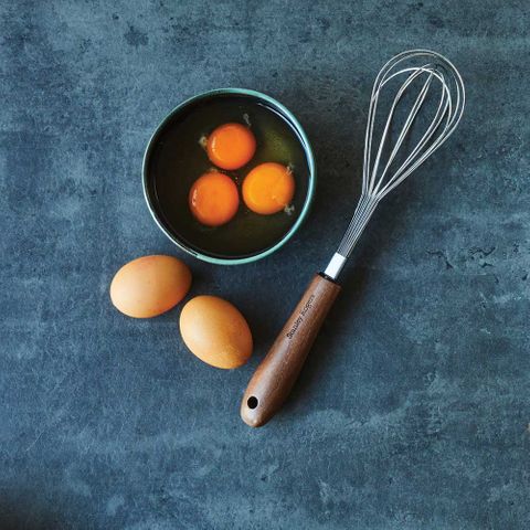 STANLEY ROGERS WHISK-S/S 180mm w/BLACKK WALNUT HANDLE (*SR44046*) = PACK OF 12 X EACHES