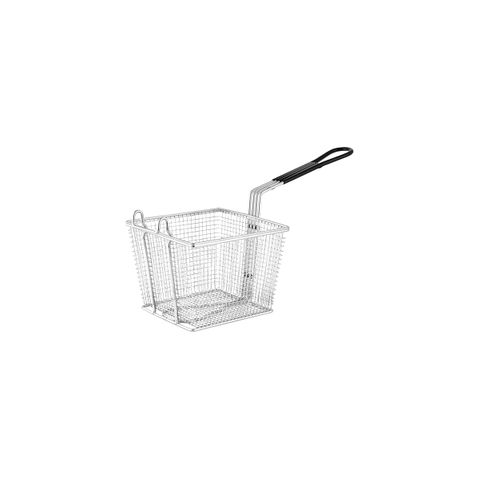 CHEF INOX FRY BASKET SQU CRM PLATED L200xW150xH150/HDL240mm (*02753*) =  1 X EACH