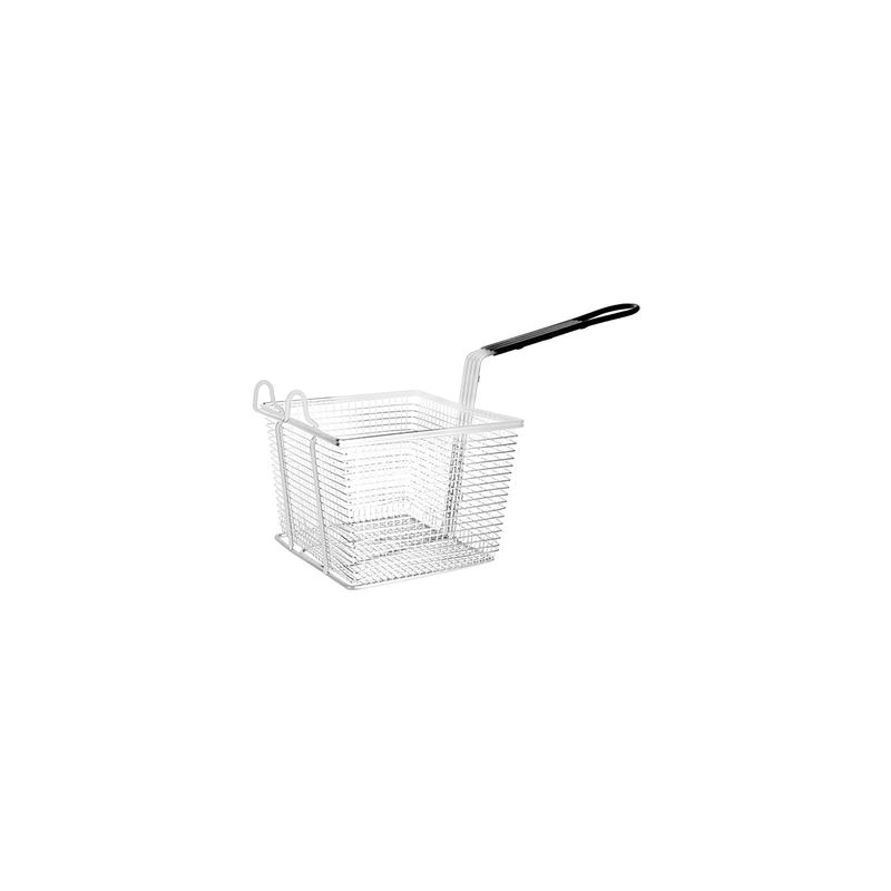 CHEF INOX FRY BASKET SQU CRM PLATED L225xW200xH150/HDL240mm (*02752*) =  1 X EACH