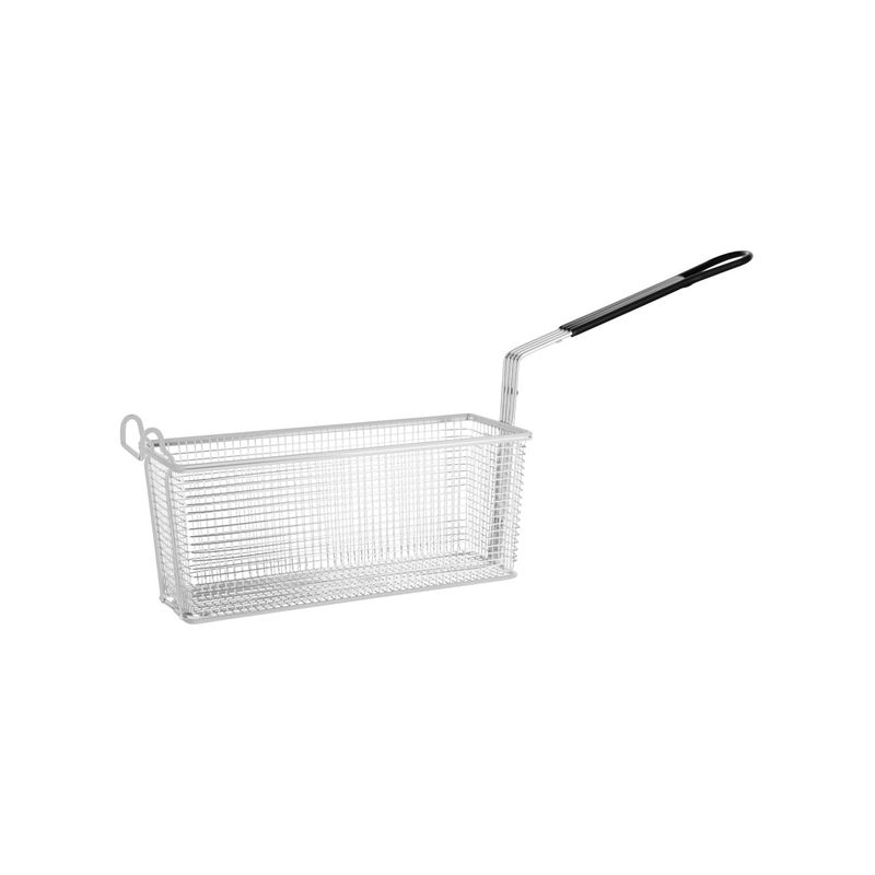 CHEF INOX FRY BASKET RECT CRM PLATED L350xW138xH150/HDL280mm (*02751*) =  1 X EACH