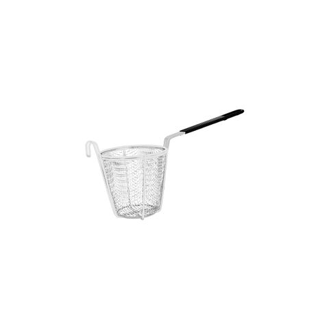 CHEF INOX FRY BASKET ROUND CHROME PLATED 150xH140/HDL210mm (*02715*) =  1 X EACH