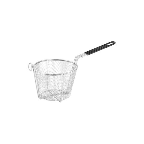 CHEF INOX FRY BASKET ROUND CHROME PLATED 200xH140/HDL210mm (*02720*) =  1 X EACH