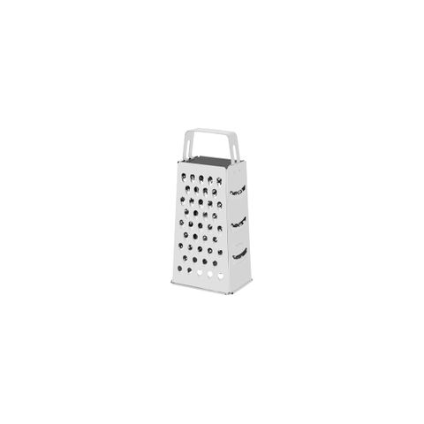 CHEF INOX GRATER 4 SIDED w/STRIP HDL S/S 100x80x230mm (*07344*) =  1 X EACH