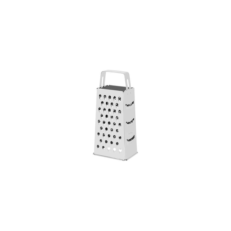 CHEF INOX GRATER 4 SIDED w/STRIP HDL S/S 100x80x230mm (*07344*) =  1 X EACH