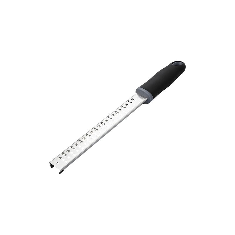 CHEF INOX LONG PLANE COARSE GRATER w/BLK HDL 325mm (*07373*) = PACK OF 12 X EACHES