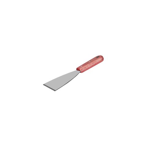 CHEF INOX GRILL SCRAPER 18/0 w/WOOD HDL 110x115x215mm (*03014*) =  1 X EACH