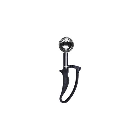 CHEF INOX EZY GRIP "No.30" PORTIONER/ICE CREAM w/BLACK HDL (*21330*) = PACK OF 12 X EACHES