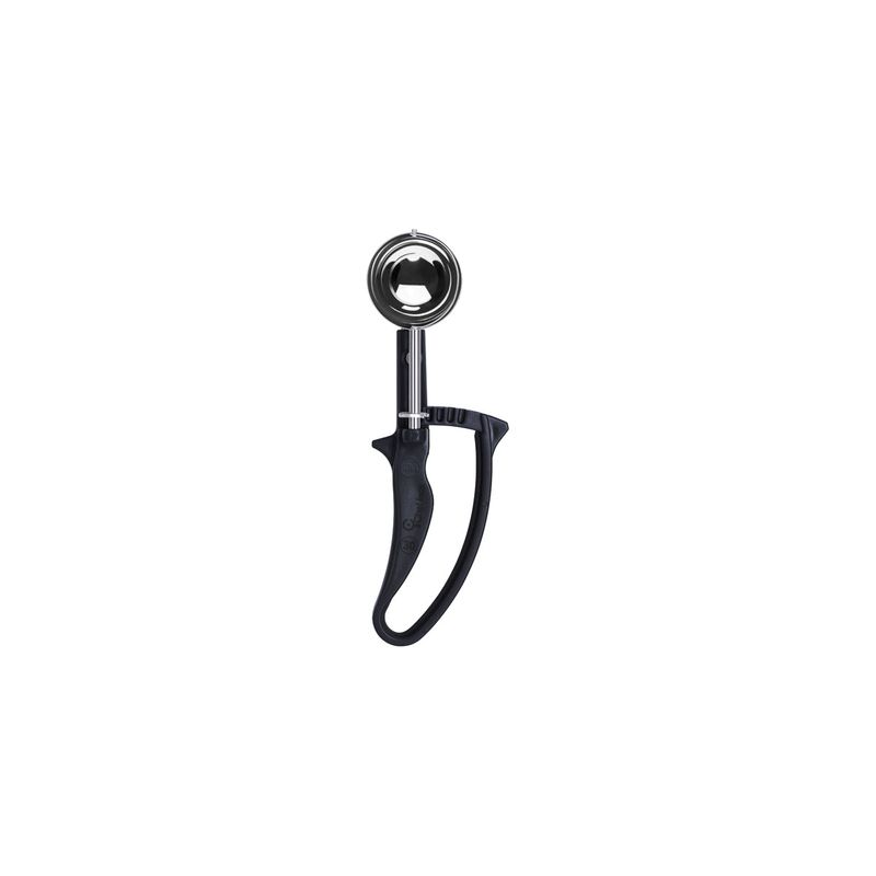 CHEF INOX EZY GRIP "No.30" PORTIONER/ICE CREAM w/BLACK HDL (*21330*) = PACK OF 12 X EACHES