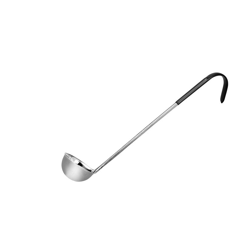 CHEF INOX LADLE S/S 30ml/1oz BLACK HDL (*36141*) = PACK OF 12 X EACHES