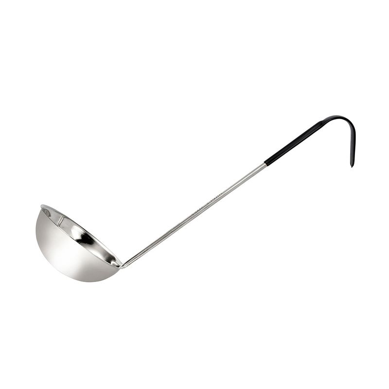 CHEF INOX LADLE S/S 360ml/12oz BLACK HDL (*36149*) = PACK OF 12 X EACHES