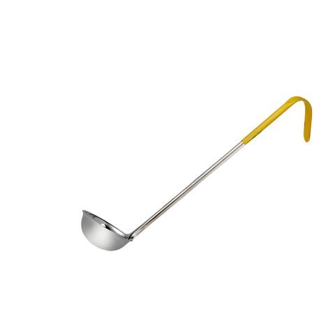 CHEF INOX LADLE S/S 90ml/3oz YELLOW HDL (*36144*) = PACK OF 12 X EACHES