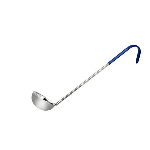 CHEF INOX LADLE S/S 120ml/4oz BLUE HDL (*36145*) = PACK OF 12 X EACHES