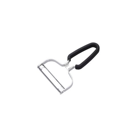 CHEF INOX VEGETABLE PEELER SS/BLACK RUBBER HANDLE 153x102mm (*33070*) =  1 X EACH