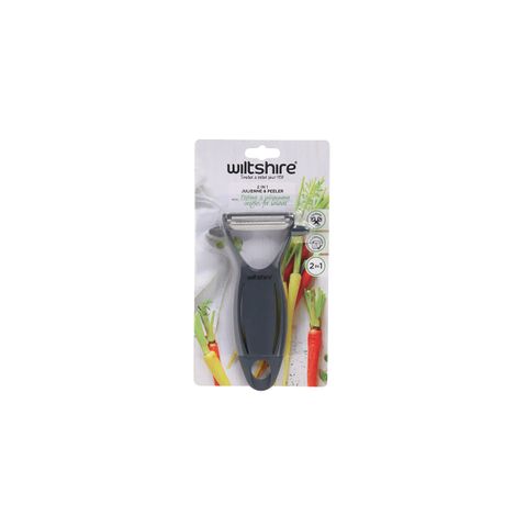WILTSHIRE 2 IN 1 PEELER (*WLT43166*) = PACK OF 6 X EACHES
