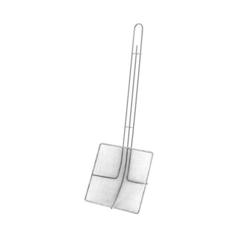 CHEF INOX SKIMMER FINE MESH SQUARE CHROME PLTD 160xHDL350mm (*02306*) =  1 X EACH