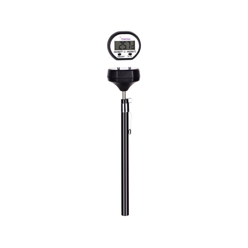 CHEF INOX THERMOMETER POCKET DIGI WATER/RESIST ON/OFF 135mm (*05373*) =  1 X EACH
