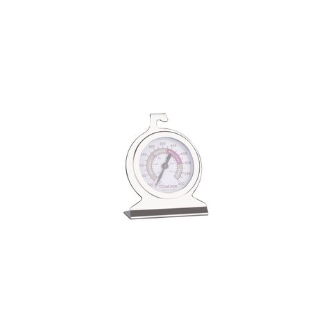 CHEF INOX THERMOMETER OVEN STAND OR HANG 18/10 DIAL55mm (*05385*) =  1 X EACH