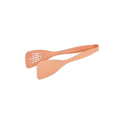 TABLEKRAFT ALL PURPOSE TONG 1 SIDE SLOTTED 1pc COPPER 235mm (*70271-C*) =  1 X EACH
