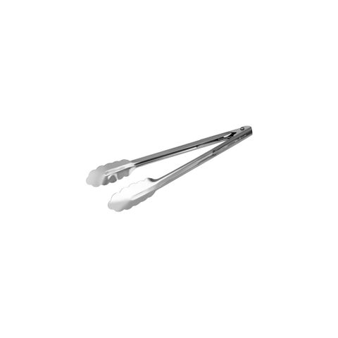 CHEF INOX UTILITY TONG NO CLIP S/S 300mm (*36061*) = PACK OF 12 X EACHES