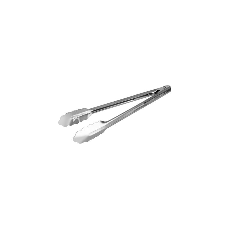 CHEF INOX UTILITY TONG NO CLIP S/S 300mm (*36061*) = PACK OF 12 X EACHES