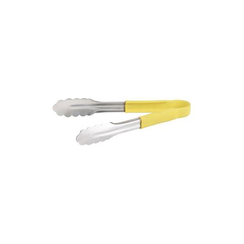 CHEF INOX UTILITY TONG S/S 300mm YELLOW (*36085*) =  1 X EACH