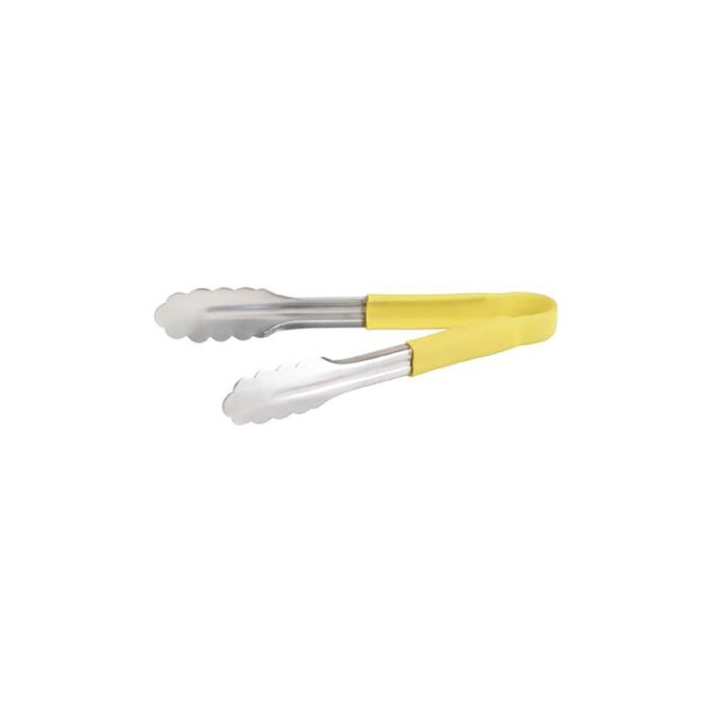 CHEF INOX UTILITY TONG S/S 300mm YELLOW (*36085*) =  1 X EACH