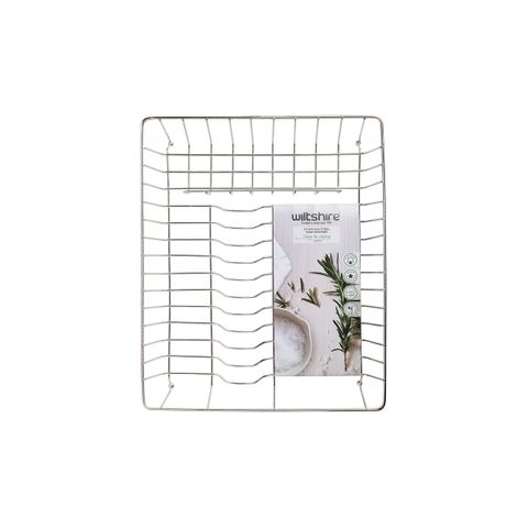 WILTSHIRE DISH DRAINER-S/S 420x350x85mm (*WLTW2981*) = PACK OF 6 X EACHES