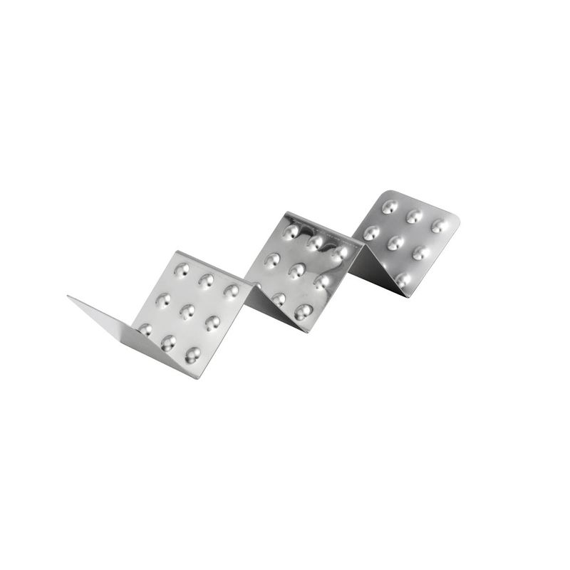 CHEF INOX 3-COMP FRIES/BUN/WRAP HOLDER S/S 305x80x58mm (*07080*) =  1 X EACH