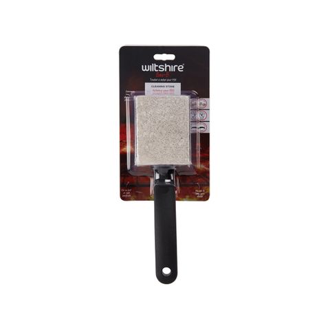 WILTSHIRE BAR B CLEANING STONE WITH HANDLE (*WLT52166*) = PACK OF 6 X EACHES