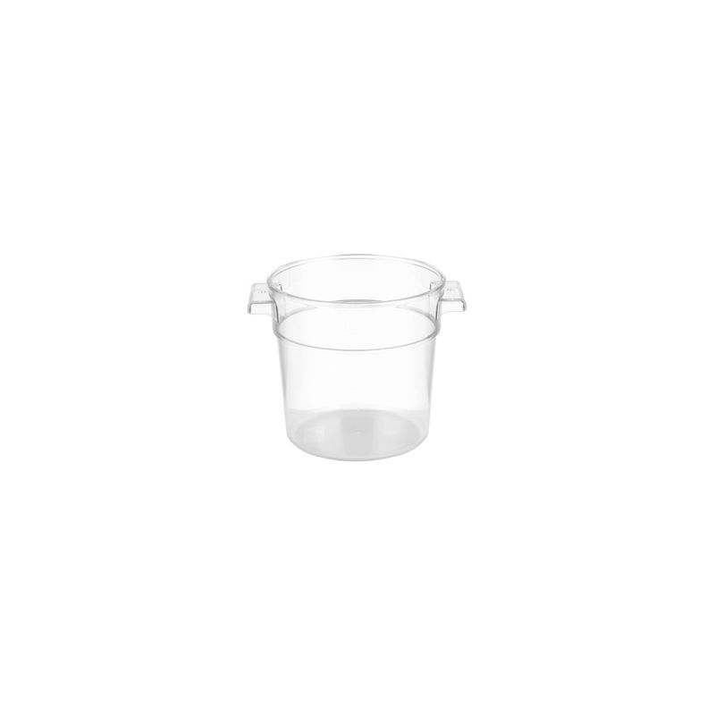 JIWINS ROUND FOOD STORAGE CONTAINER CLEAR PC 130.5x126mm 1lt (*JW-P-100C*) = PACK OF 12 X EACHES