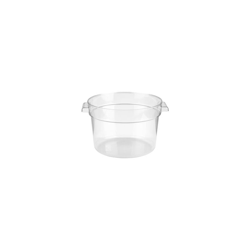 JIWINS ROUND FOOD STORAGE CONTAINER CLEAR PC 188x108.5mm 2lt (*JW-P-101C*) = PACK OF 12 X EACHES