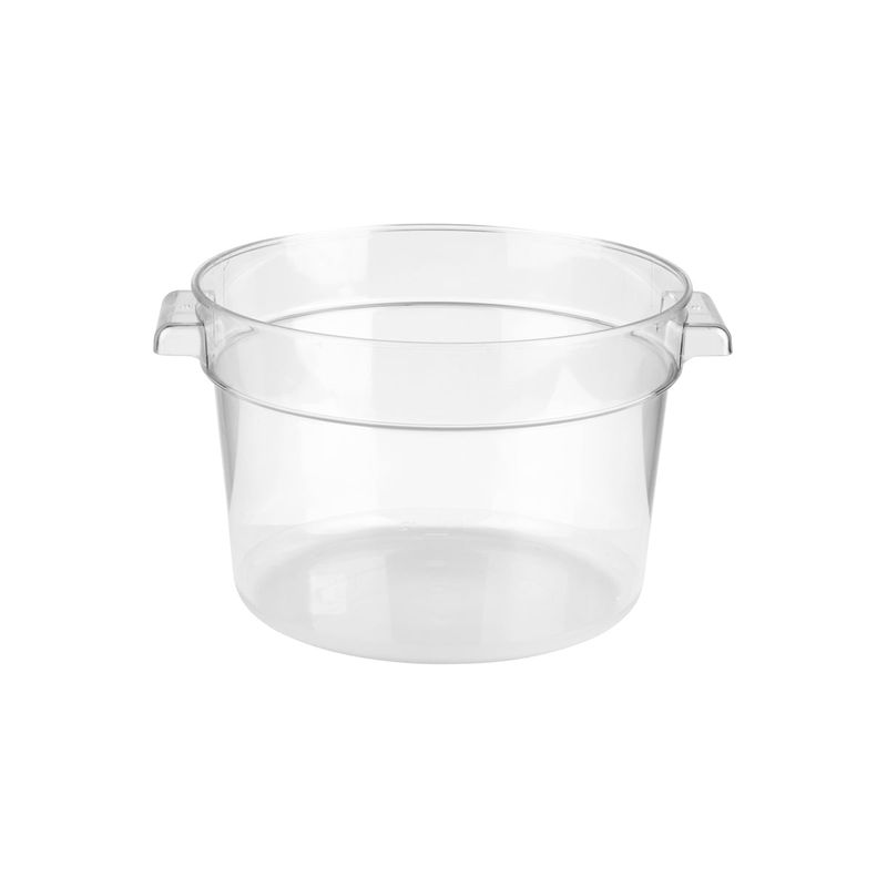 JIWINS ROUND FOOD STORAGE CONTAINER CLEAR PC 315x214mm 10lt (*JW-P-105C*) = PACK OF 12 X EACHES