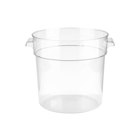 JIWINS ROUND FOOD STORAGE CONTAINER CLEAR PC 315x304mm 15lt (*JW-P-106C*) = PACK OF 6 X EACHES