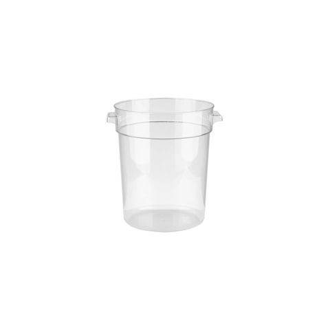 JIWINS ROUND FOOD STORAGE CONTAINER CLEAR PC 188x215mm 4lt (*JW-P-102C*) = PACK OF 12 X EACHES