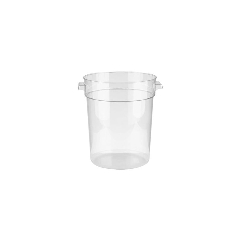 JIWINS ROUND FOOD STORAGE CONTAINER CLEAR PC 188x215mm 4lt (*JW-P-102C*) = PACK OF 12 X EACHES