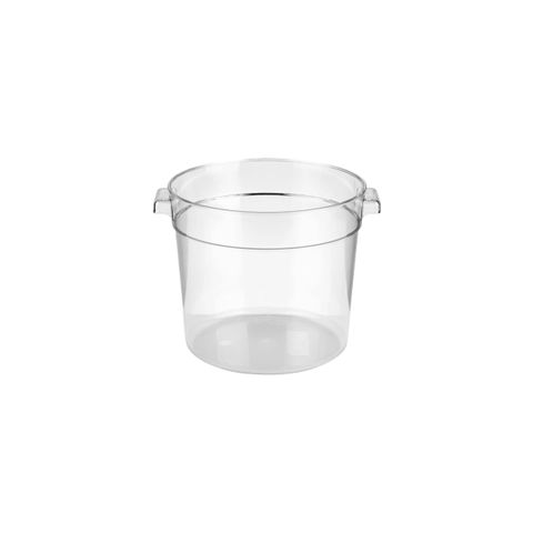 JIWINS ROUND FOOD STORAGE CONTAINER CLEAR PC 226x199mm 6lt (*JW-P-103C*) = PACK OF 12 X EACHES