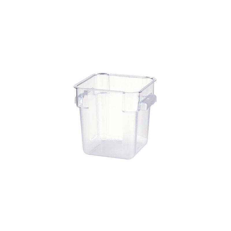 JIWINS SQR FOOD STORAGE CONTAINER CLR PC 180x180x190mm 4lt (*JW-P-061C*) = PACK OF 12 X EACHES
