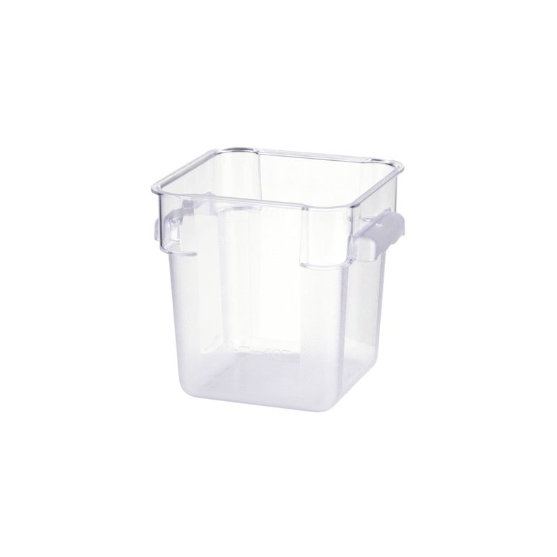 JIWINS SQR FOOD STORAGE CONTAINER CLR PC 225x225x230mm 8lt (*JW-P-063C*) = PACK OF 12 X EACHES