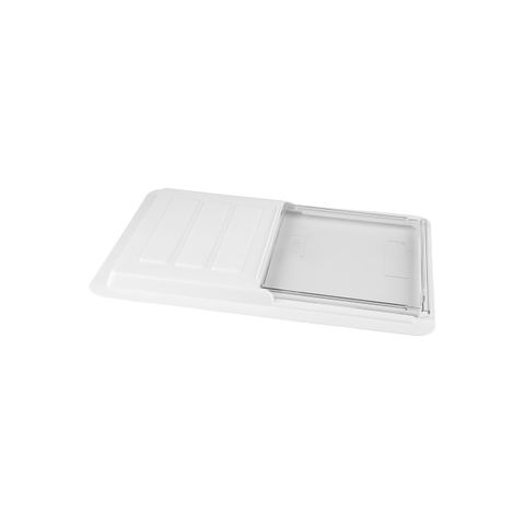 JIWINS SLIDING COVER FOR SML FOOD PAN WHI PP/PC 450x300x31mm (*JW-P-085*) = PACK OF 12 X EACHES