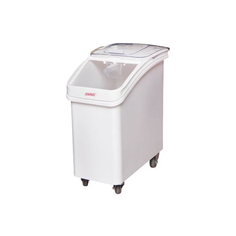 JIWINS INGREDIENT BIN w/CASTORS 81lt POLY/PC 748x328x740mm (*JW-S81*) =  1 X EACH