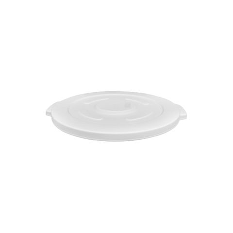 JIWINS ROUND INGREDIENT CONTAINER LID WHITE PP 500x40mm (*JW-CRC2P (WHITE)*) = PACK OF 6 X EACHES
