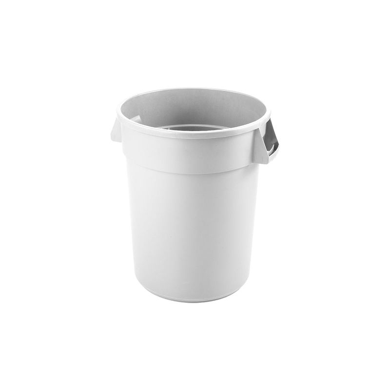 JIWINS ROUND INGREDIENT CONTAINER WHITE PE 557x693mm 121lt (*JW-CR120W*) = PACK OF 6 X EACHES