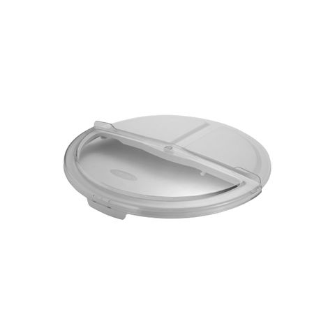 JIWINS SILIDING LID FOR 121.13lt CONT. w/SCOOP WHI 437x76mm (*JW-CRCS120*) = PACK OF 6 X EACHES