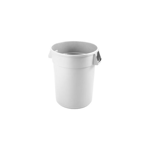 JIWINS ROUND INGREDIENT CONTAINER WHITE PE 398x434mm 37.85lt (*JW-CR38W*) = PACK OF 6 X EACHES