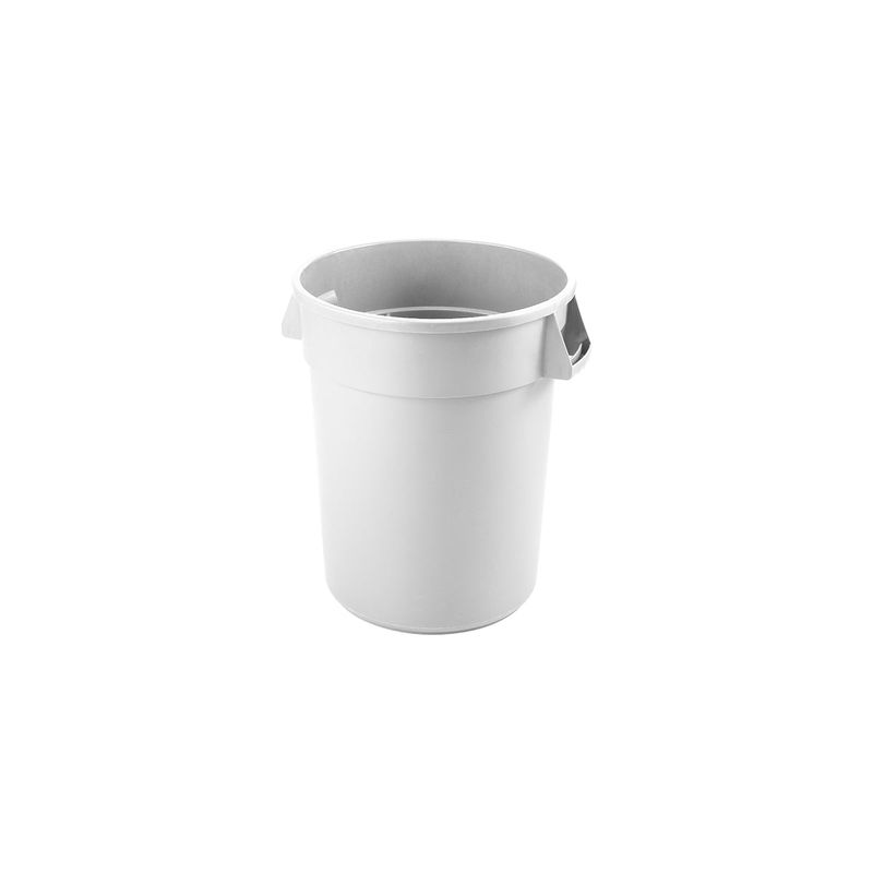 JIWINS ROUND INGREDIENT CONTAINER WHITE PE 398x434mm 37.85lt (*JW-CR38W*) = PACK OF 6 X EACHES