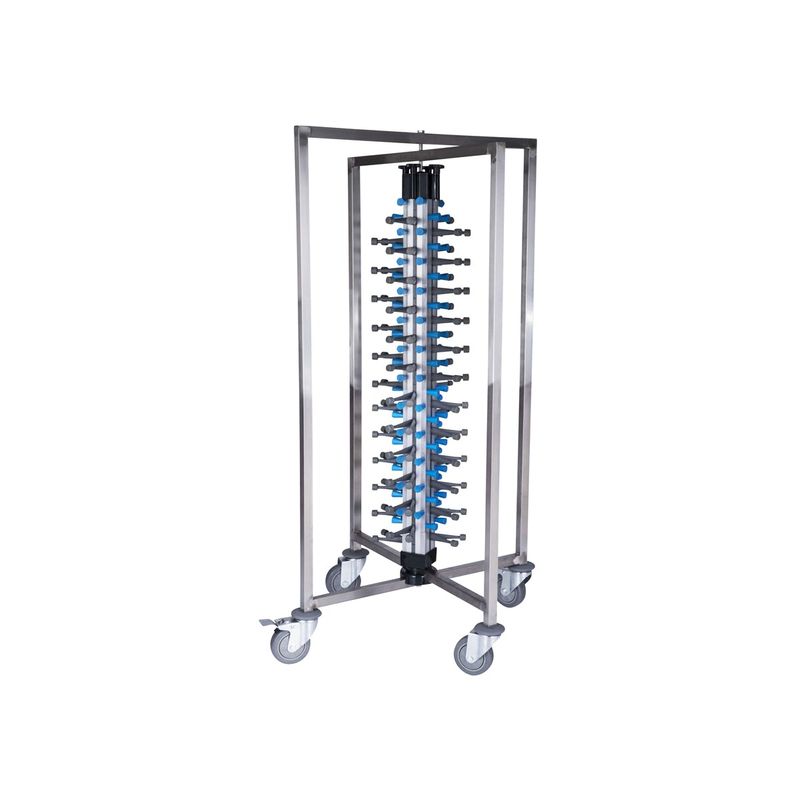 JIWINS MOBILE PLATE RACK FOR 48 PLATES S\S 650x590x1260mm (*JW-DC48*) =  1 X EACH
